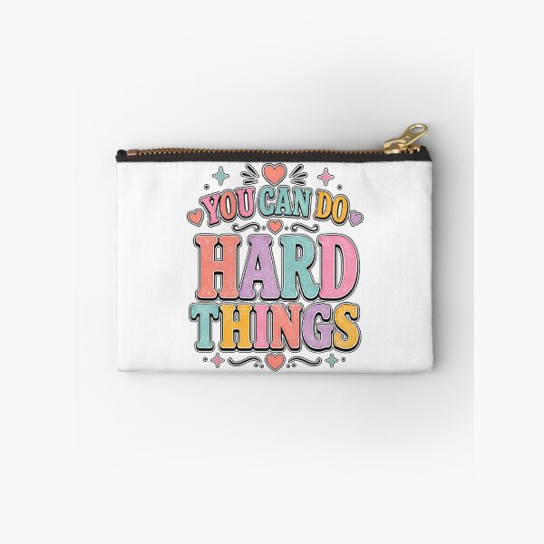 Item preview, You Can Do Hard Things Back to School Motivational Teacher designed and sold by WeirdlyMild.
