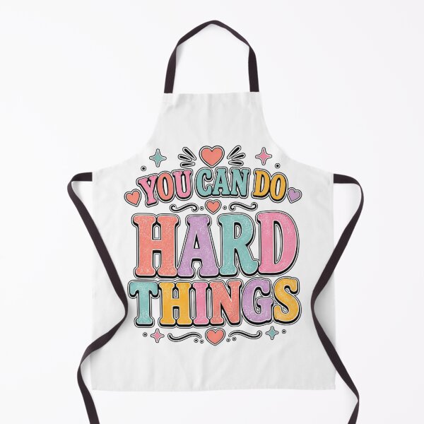 Item preview, You Can Do Hard Things Back to School Motivational Teacher designed and sold by WeirdlyMild.