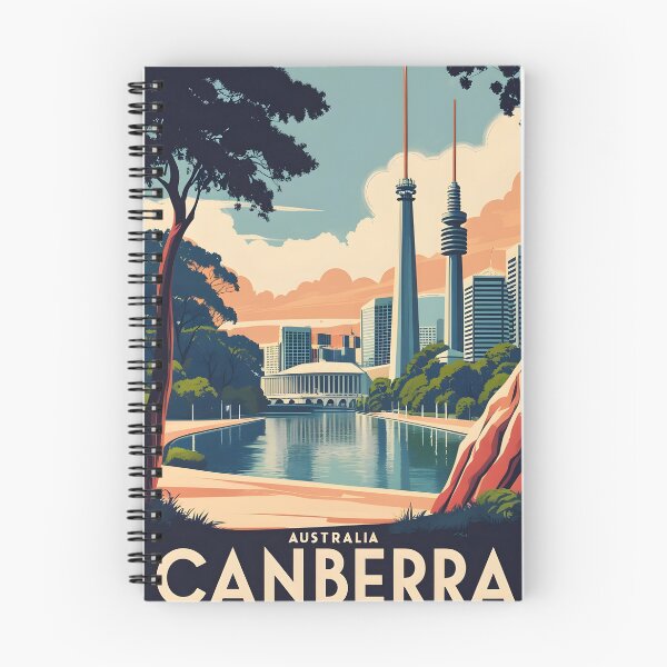 Item preview, Canberra Australia Vintage Travel Tourism designed and sold by TravelersGems.