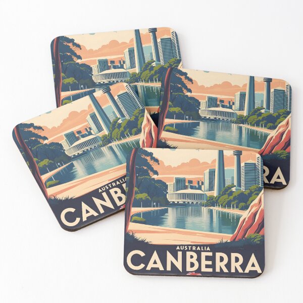 Item preview, Canberra Australia Vintage Travel Tourism designed and sold by TravelersGems.