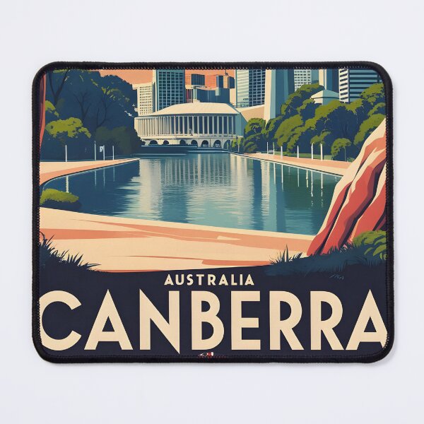 Item preview, Canberra Australia Vintage Travel Tourism designed and sold by TravelersGems.