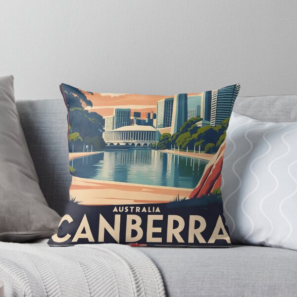 Item preview, Canberra Australia Vintage Travel Tourism designed and sold by TravelersGems.