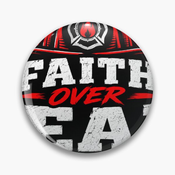 Item preview, Faith over fear firefighter  designed and sold by The Fire Locker.