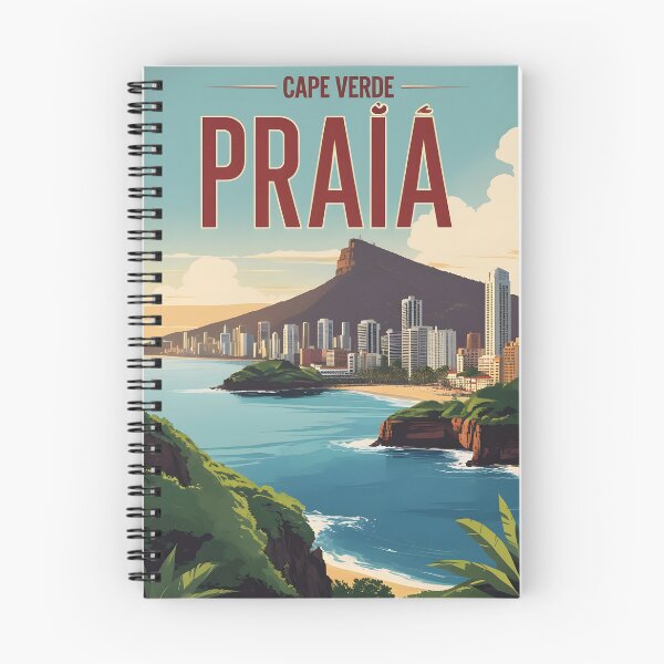 Item preview, Praia Cape Verde Vintage Travel Tourism designed and sold by TravelersGems.