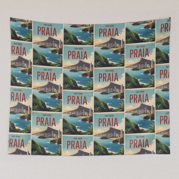 Item preview, Praia Cape Verde Vintage Travel Tourism designed and sold by TravelersGems.