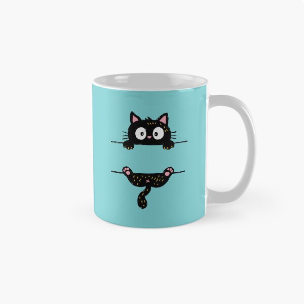 Item preview, Curious Black Cat Peeking designed and sold by Studio Bootleg.