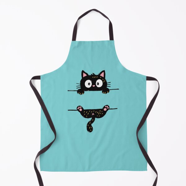Item preview, Curious Black Cat Peeking designed and sold by Studio Bootleg.