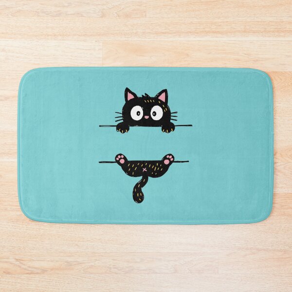 Item preview, Curious Black Cat Peeking designed and sold by Studio Bootleg.
