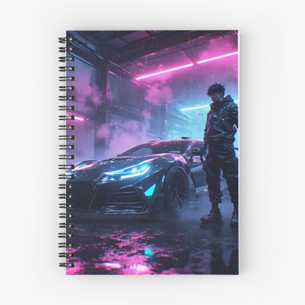 Item preview, Cyberpunk Neon Night Drive designed and sold by JMAVILA ART.