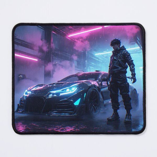 Item preview, Cyberpunk Neon Night Drive designed and sold by JMAVILA ART.