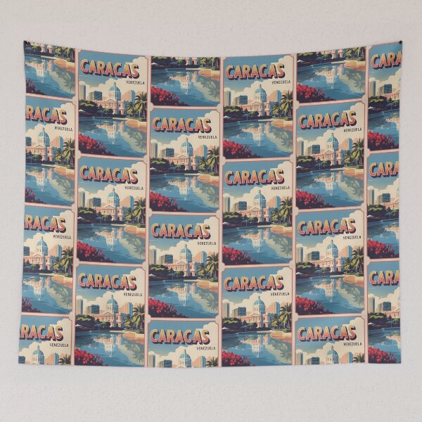 Item preview, Caracas Venezuela Vintage Travel Tourism designed and sold by TravelersGems.