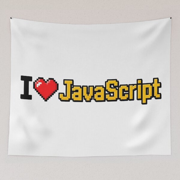 Artikelvorschau, Ich liebe JavaScript. entworfen und verkauft von Ctrl+Alt+Store.