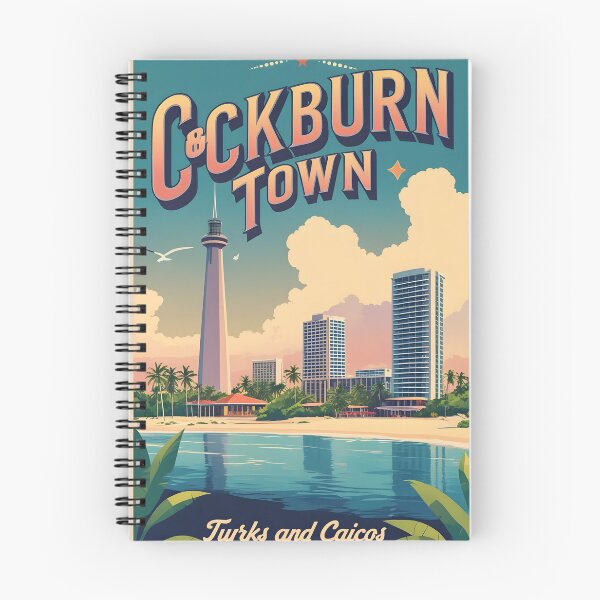 Item preview, Cockburn Town Turks And Caicos Vintage Travel designed and sold by TravelersGems.