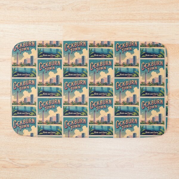 Item preview, Cockburn Town Turks And Caicos Vintage Travel designed and sold by TravelersGems.