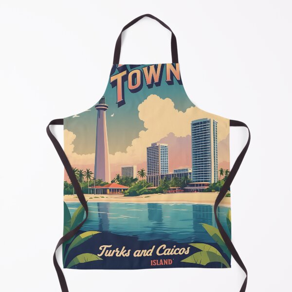 Item preview, Cockburn Town Turks And Caicos Vintage Travel designed and sold by TravelersGems.