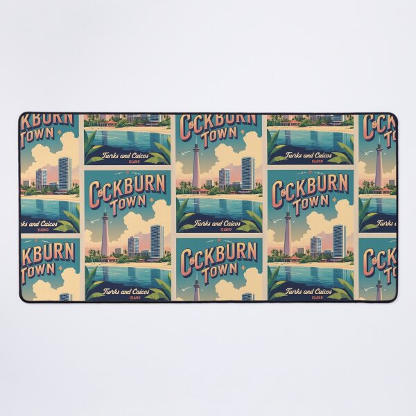 Item preview, Cockburn Town Turks And Caicos Vintage Travel designed and sold by TravelersGems.