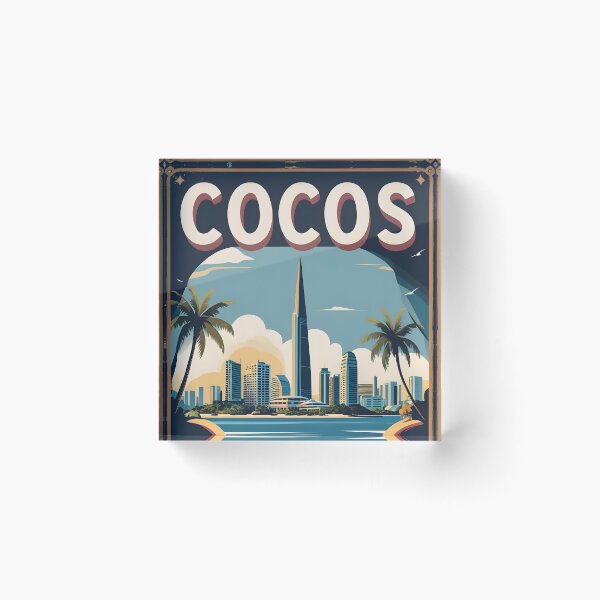 Item preview, West Island Cocos Keeling Islands Vintage Travel designed and sold by TravelersGems.