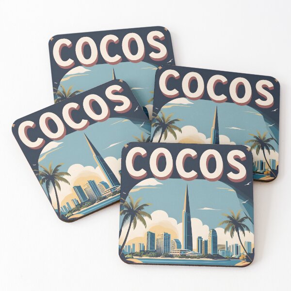 Item preview, West Island Cocos Keeling Islands Vintage Travel designed and sold by TravelersGems.