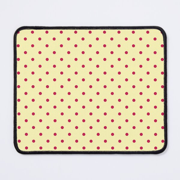 Item preview, Raspberry and yellow polka dot pattern designed and sold by RishabhArts1.
