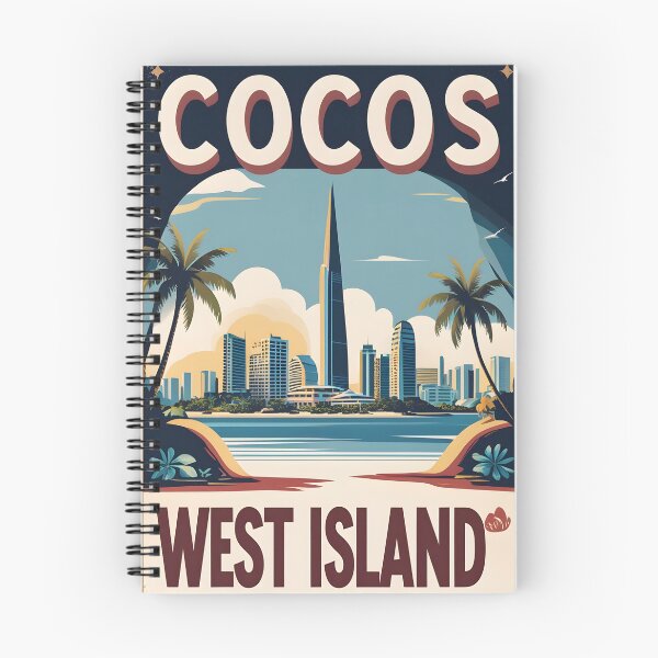 Item preview, West Island Cocos Keeling Islands Vintage Travel designed and sold by TravelersGems.
