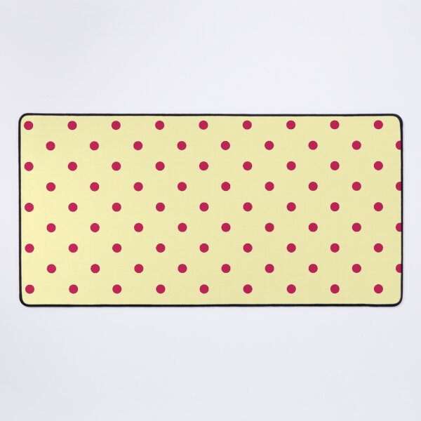 Item preview, Raspberry and yellow polka dot pattern designed and sold by RishabhArts1.