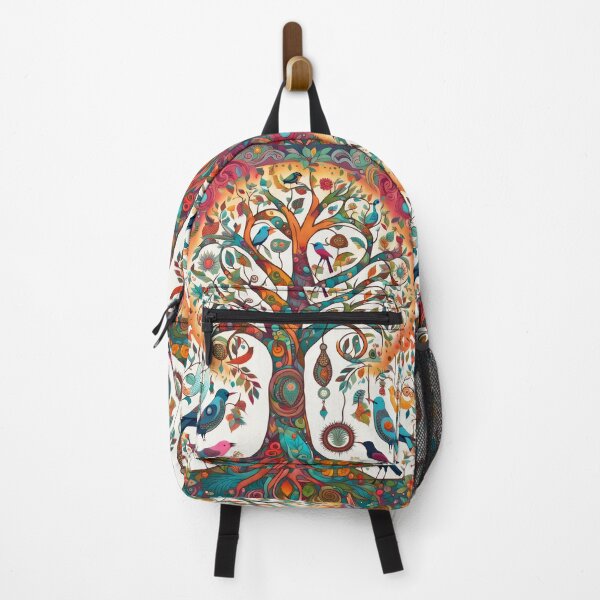 Item preview, Vibrant Tree Of Life With Birds designed and sold by pinkal.
