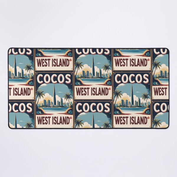 Item preview, West Island Cocos Keeling Islands Vintage Travel designed and sold by TravelersGems.
