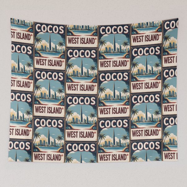 Item preview, West Island Cocos Keeling Islands Vintage Travel designed and sold by TravelersGems.