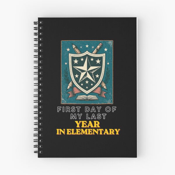 Item preview, First Day of My Last Year in Elementary Funny School Design and Quote designed and sold by DarkRelicStudio.
