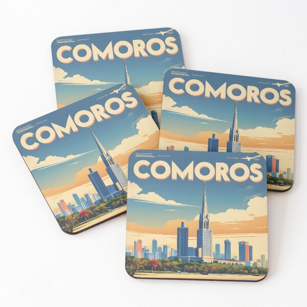 Item preview, Moroni Comoros Vintage Travel Tourism designed and sold by TravelersGems.