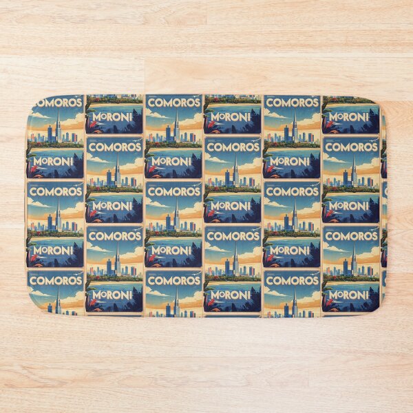 Item preview, Moroni Comoros Vintage Travel Tourism designed and sold by TravelersGems.