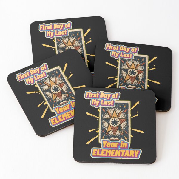Item preview, First Day of My Last Year in Elementary Funny School Design and Quote designed and sold by DarkRelicStudio.