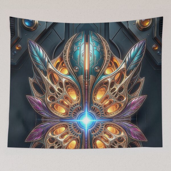 Item preview, Futuristic Biomechanical Core with Glowing Energy designed and sold by Frackxion.