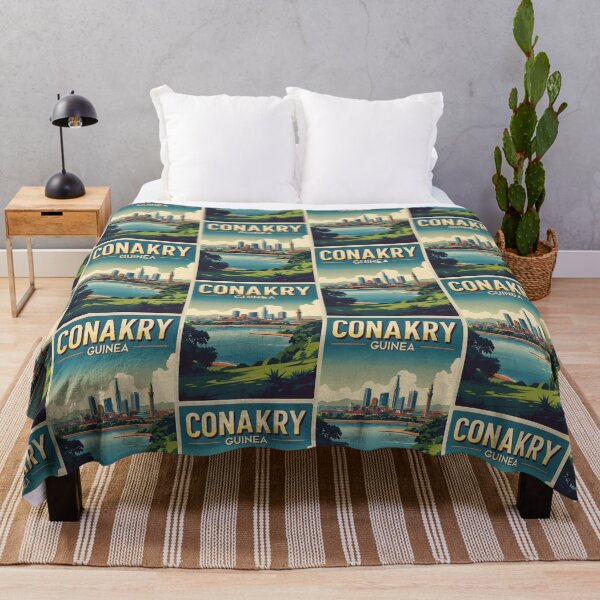 Item preview, Conakry Guinea Vintage Travel Tourism designed and sold by TravelersGems.