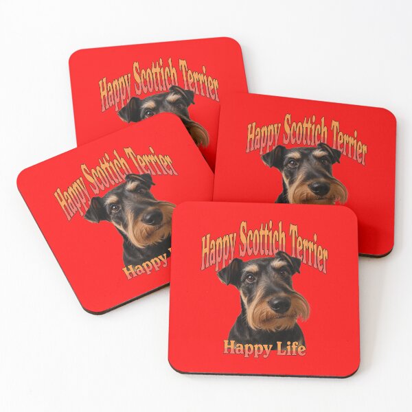 Item preview, Happy Scottish Terrier Happy Life Dog Owner Cute Art Design designed and sold by fantasticdesign.