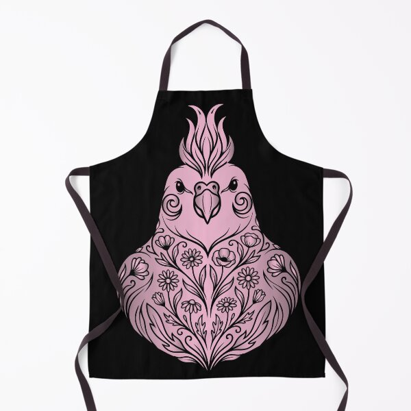 Item preview, Elegant Floral Cockatiel Vector Stencil Art designed and sold by ZUMERI.