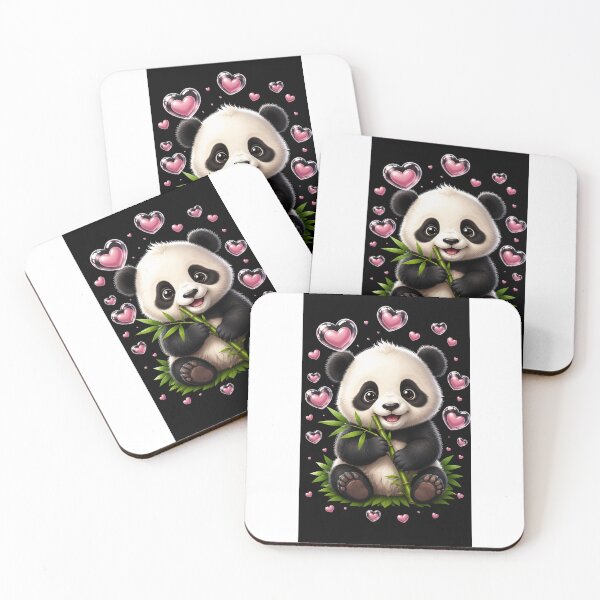 Item preview, Cute Panda Love T-Shirt  designed and sold by everyone cloth house.