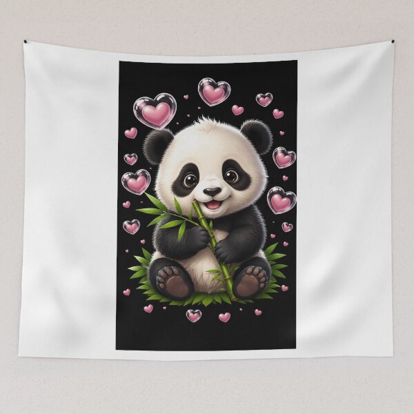 Item preview, Cute Panda Love T-Shirt  designed and sold by everyone cloth house.