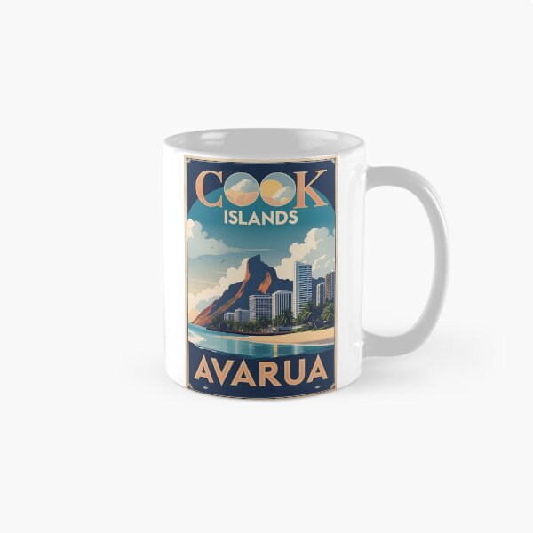Item preview, Avarua Cook Islands Vintage Travel Tourism designed and sold by TravelersGems.