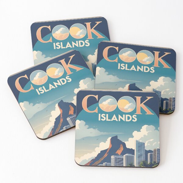 Item preview, Avarua Cook Islands Vintage Travel Tourism designed and sold by TravelersGems.
