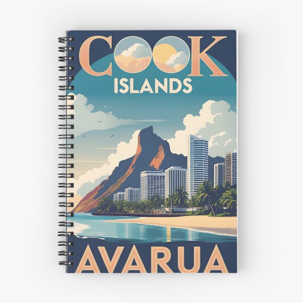 Item preview, Avarua Cook Islands Vintage Travel Tourism designed and sold by TravelersGems.