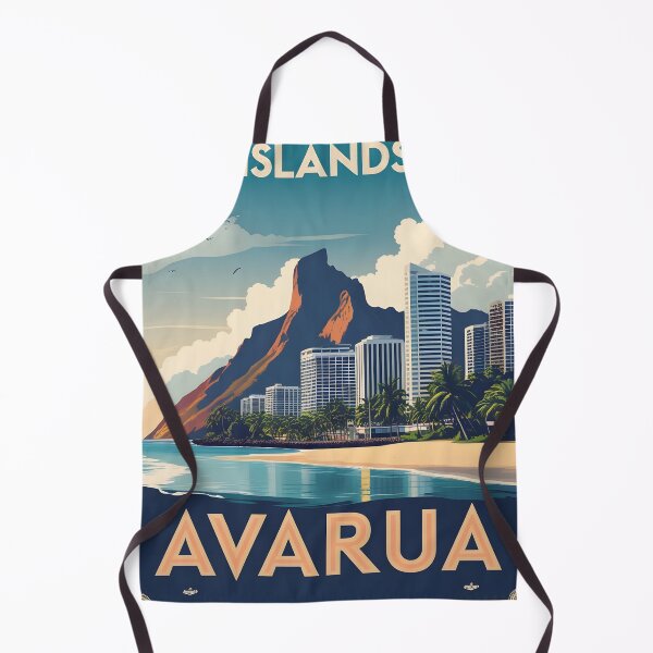 Item preview, Avarua Cook Islands Vintage Travel Tourism designed and sold by TravelersGems.