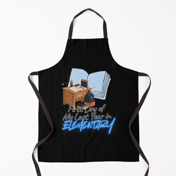 Item preview, First Day of My Last Year in Elementary Funny School Design and Quote designed and sold by DarkRelicStudio.