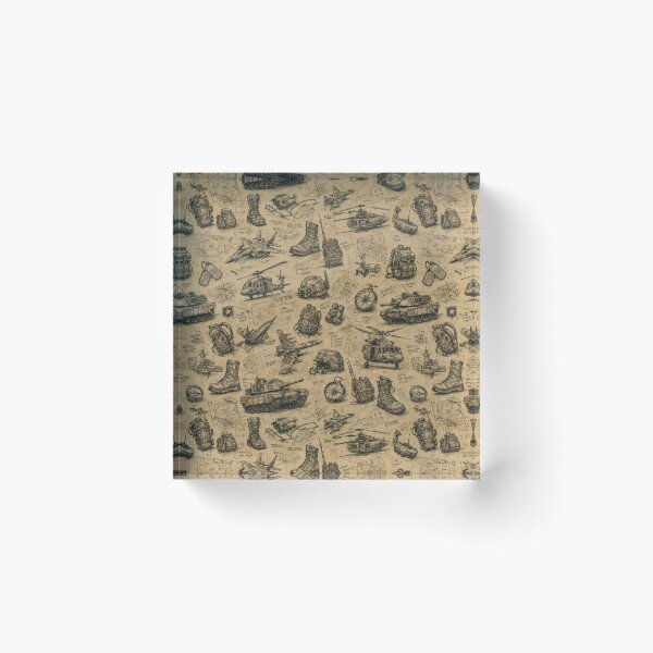 Item preview, Vintage Military Field Sketch designed and sold by Military Insignia Products.