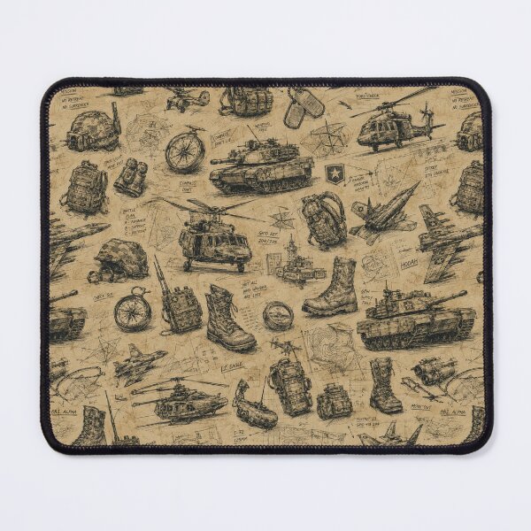 Item preview, Vintage Military Field Sketch designed and sold by Military Insignia Products.