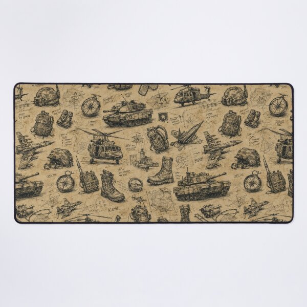 Item preview, Vintage Military Field Sketch designed and sold by Military Insignia Products.