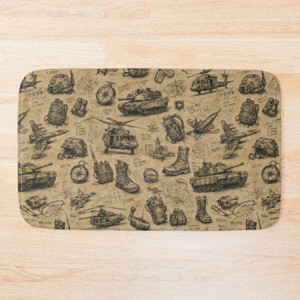 Item preview, Vintage Military Field Sketch designed and sold by Military Insignia Products.