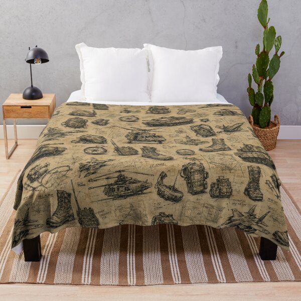 Item preview, Vintage Military Field Sketch designed and sold by Military Insignia Products.