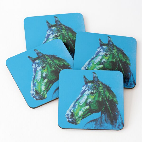 Item preview, HORSE ON BLUE BACKGROUND designed and sold by Didier Chastan.