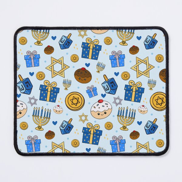 Item preview, Eight Nights of Light Hanukkah Pattern designed and sold by CI Creative Design LLC.